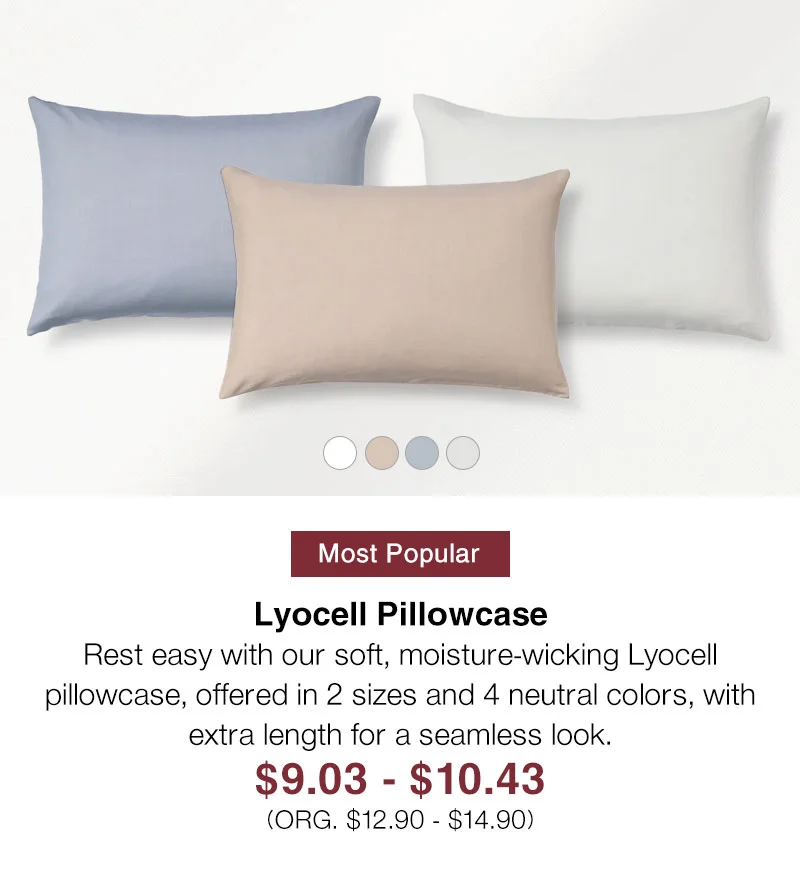 Shop Lyocell Pillowcase