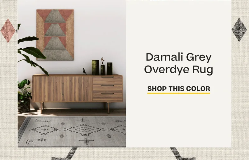 Damali Grey Overdye Rug