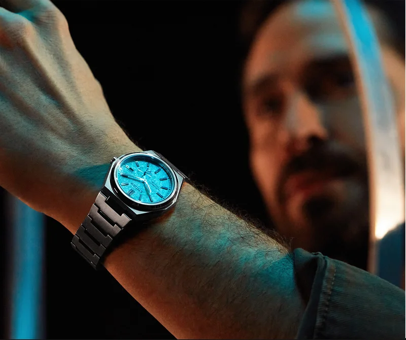 Closeup of NJ0180-80M on a wrist