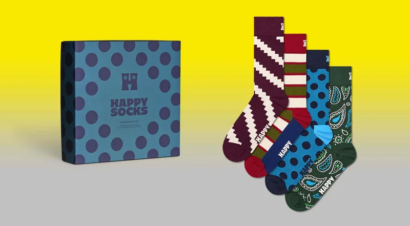 4-Pack New Vintage Socks Gift Set