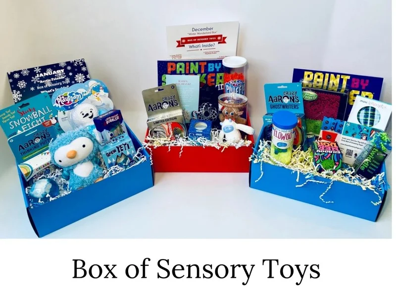 VIP BOX OF SENSORY TOYS - For Kids 4-9 years
