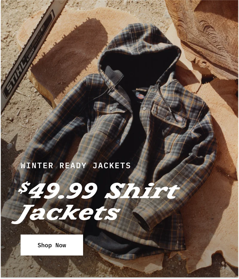 WINTER READY JACKETS. $49.99 Shirt Jackets. Shop Now.