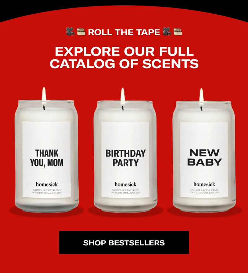 🎥 🎞 ROLL THE TAPE 🎥 🎞 | EXPLORE OUR FULL CATALOG OF SCENTS | SHOP BESTSELLERS