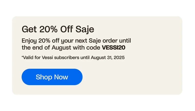 Get 20% Off Saje
