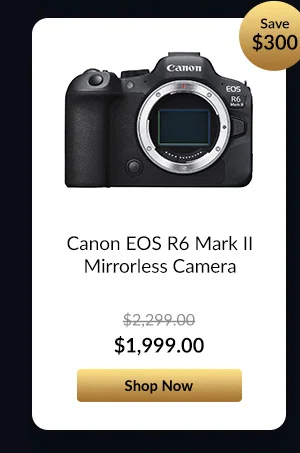 Canon EOS R6 Mark II Mirrorless Camera, Black