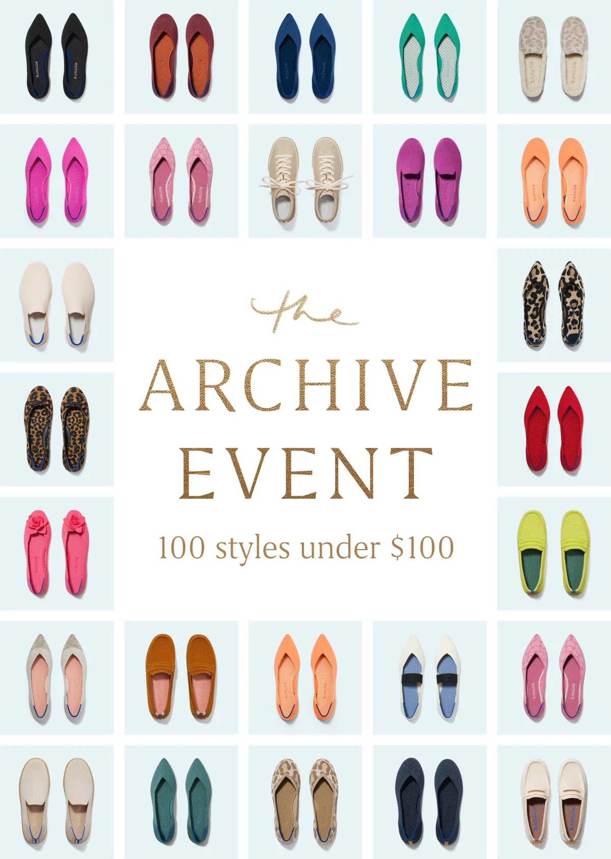 The ARCHIVE EVENT 100 styles under $100