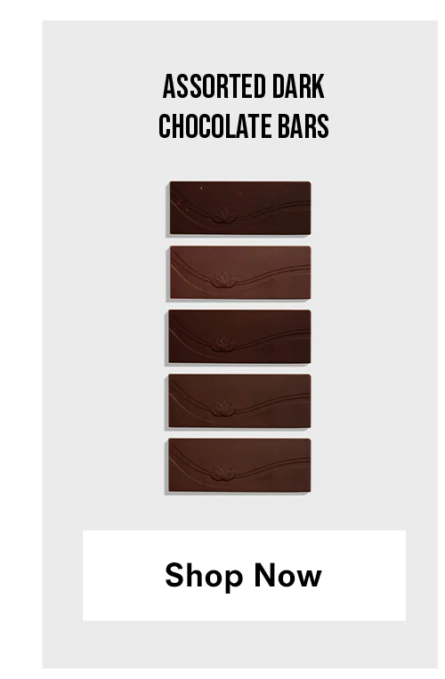 Assorted Dark Chocolate Bars. Shop Now