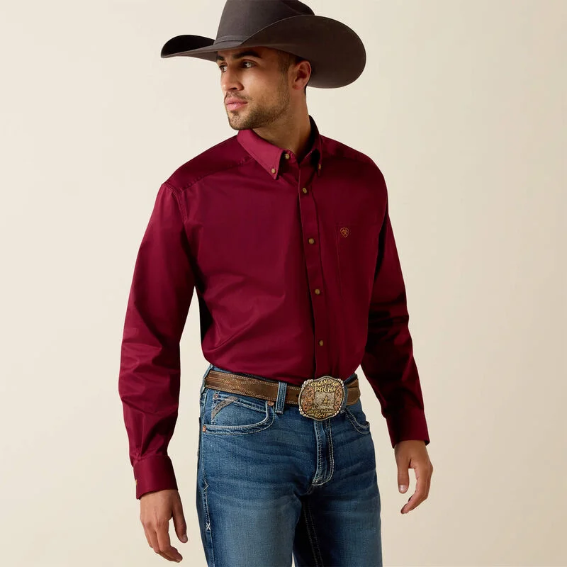 Solid Twill Classic Fit Shirt