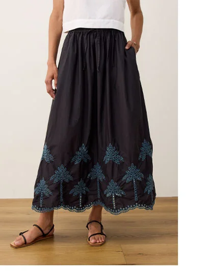 Eyelet Skirt