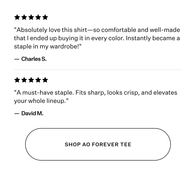Shop AO Forever Tee