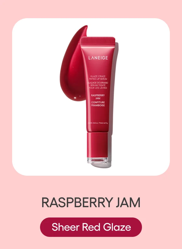 GLAZE CRAZE TINTED LIP SERUM RASPBERRY JAM
