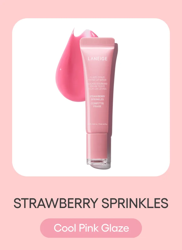 GLAZE CRAZE TINTED LIP SERUM STRAWBERRY SPRINKLES
