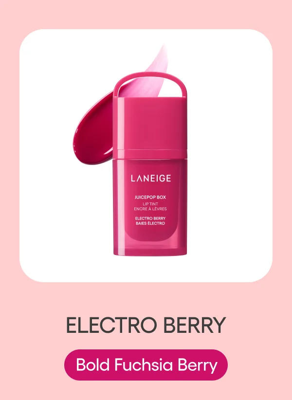JUICEPOP BOX LIP TINT ELECTRO BERRY