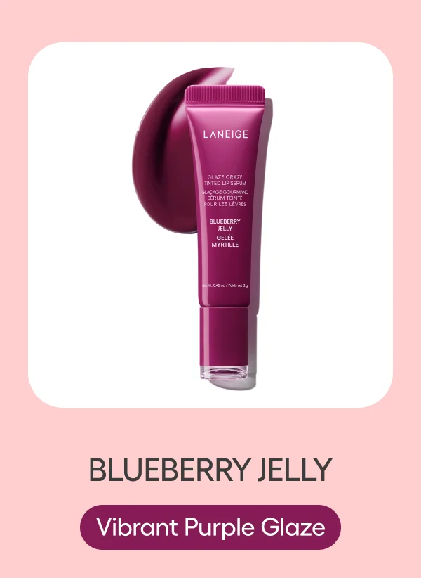 GLAZE CRAZE TINTED LIP SERUM BLUEBERRY JELLY