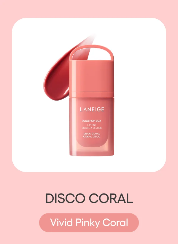 JUICEPOP BOX LIP TINT DISCO CORAL
