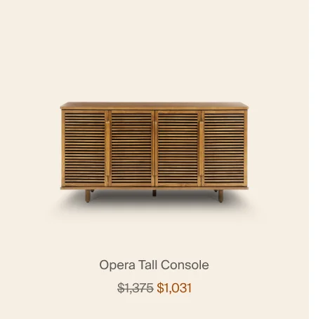Opera Tall Media Console