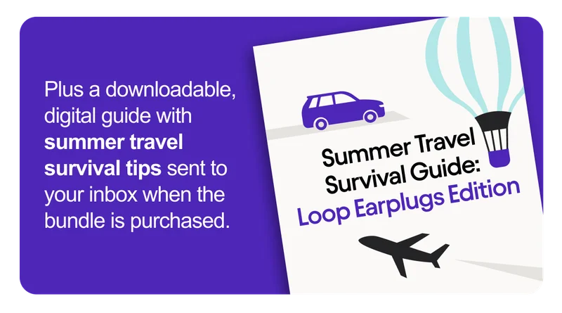 Downloadable digital guide with summer travel survival tips.