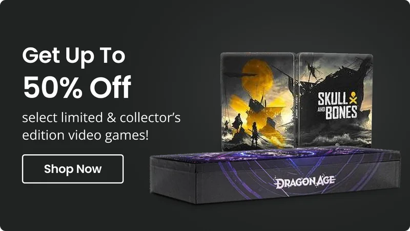 Get Up To 50% Off select limited & collector's edition video games! | Shop Now