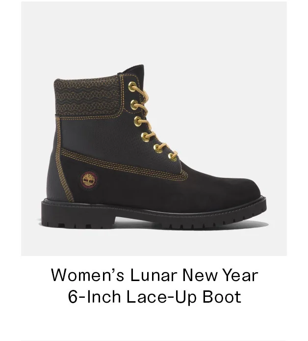 Women's Lunar New Year 6-Inch Lace-up Boot