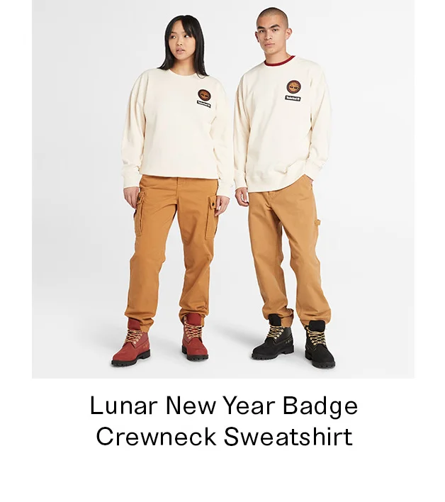 Lunar New Year Badge Crewneck Sweatshirt