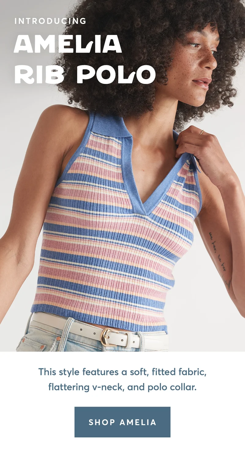 Meet the Amelia Rib Polo.