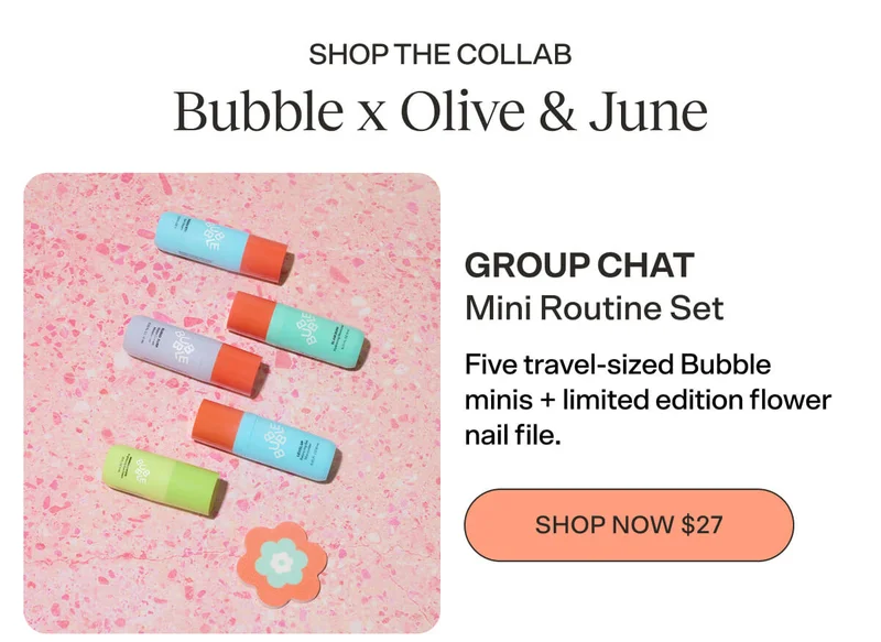 GROUP CHAT Mini Routine Set [SHOP NOW $27]