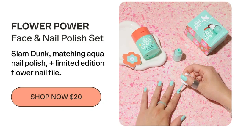 FLOWER POWER Face & Nail Polish Set [SHOP NOW $20]
