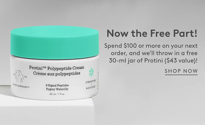 FREE 30-ml Protini Cream on $100+ Orders