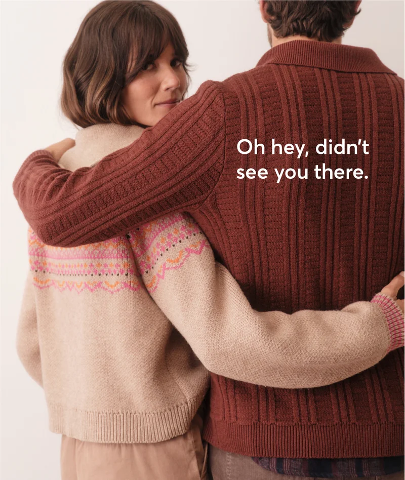 You can't sweater with us.