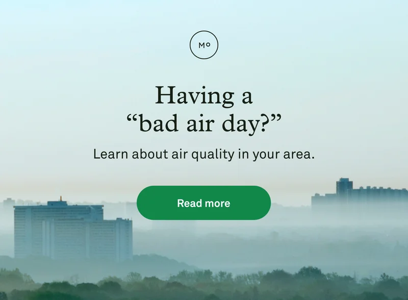 Having a "bad air day?"
