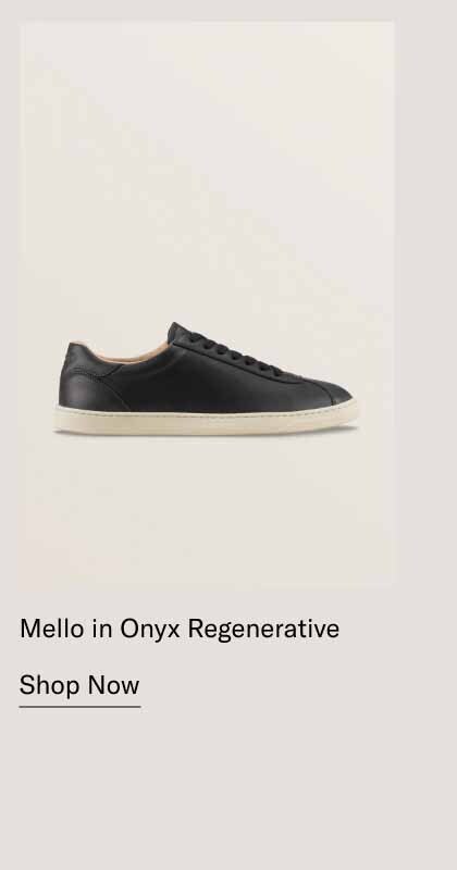 Mello in Onyx Regenerative. Shop Now