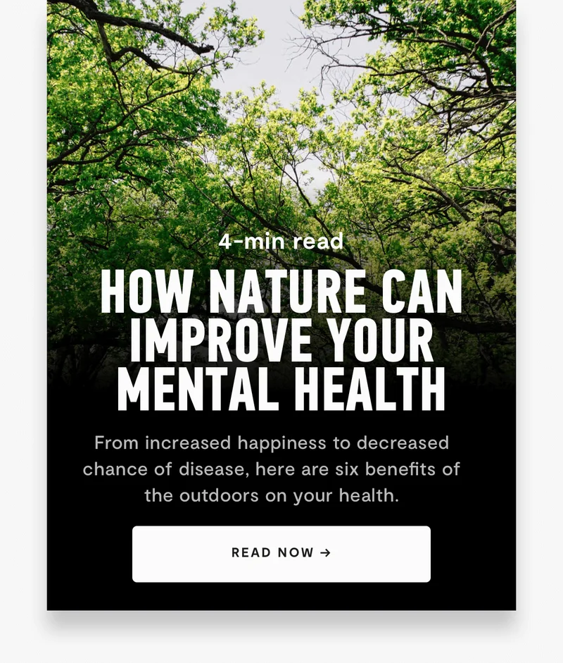 Nature Mental Health