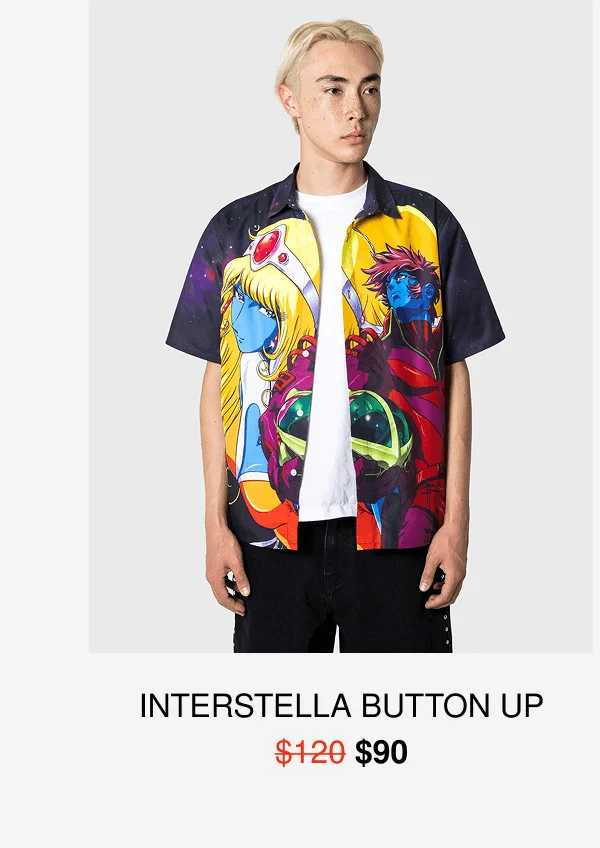 INTERSTELLA BUTTON UP | $90