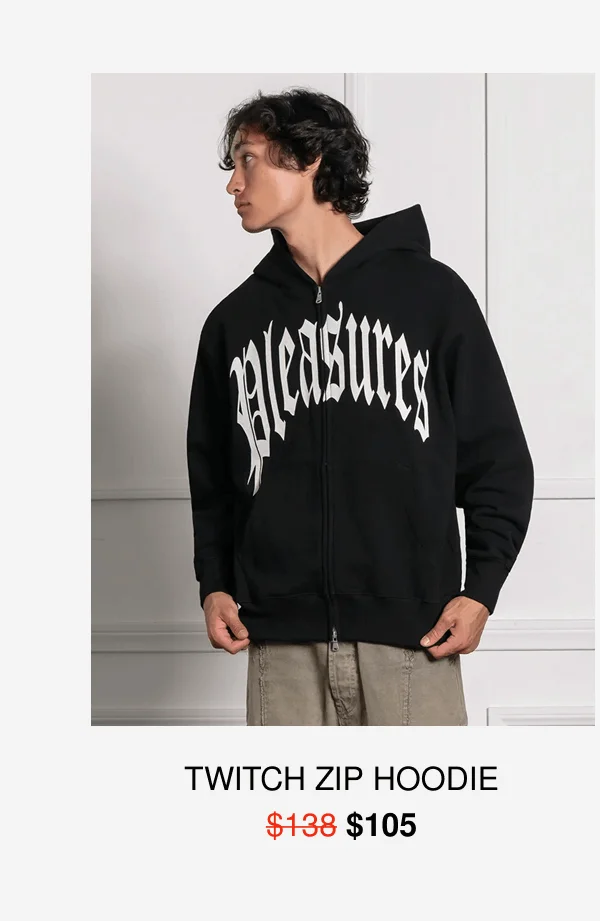 TWITCH ZIP HOODIE | $105