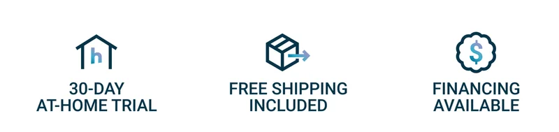 30-day at-home trial. Free shipping included. Financing available.