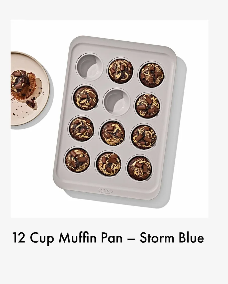 12 Cup Muffin Pan - Storm Blue