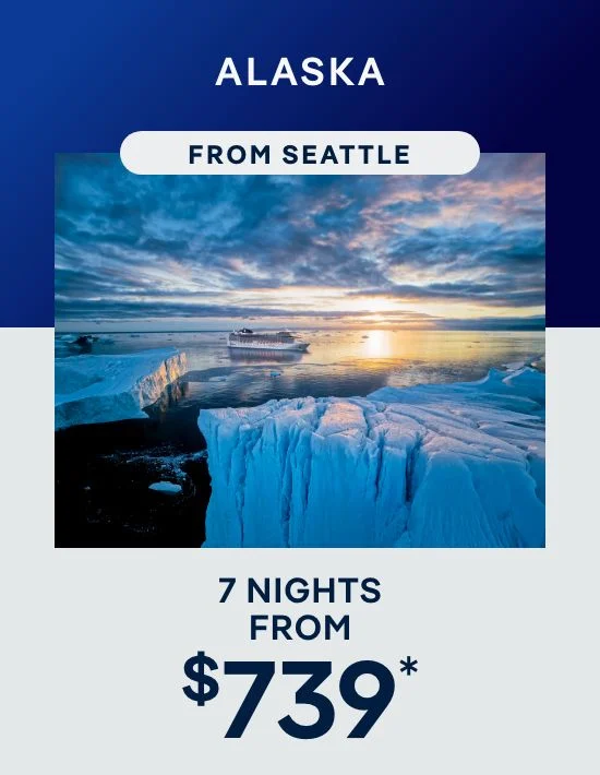 Alaska – 7 Nights – Click to View Cruises & Book Now