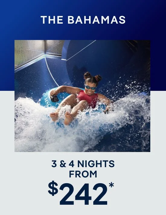 The Bahamas – 3 & 4 Nights – Click to View Cruises & Book Now