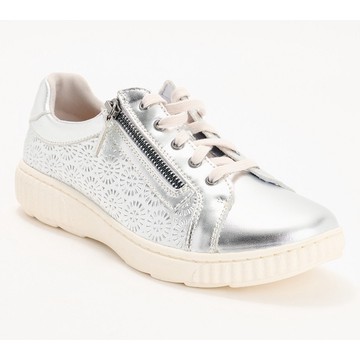 Clarks Collection Embossed Leather Sneaker - Caroline Rio