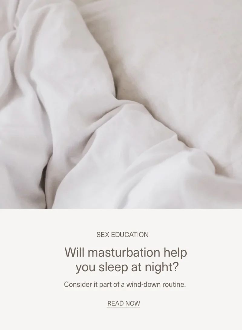 will masturbation help you sleep at night?