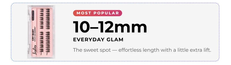 Choose your Cry Baby Double Pack: 10–12mm everyday glam