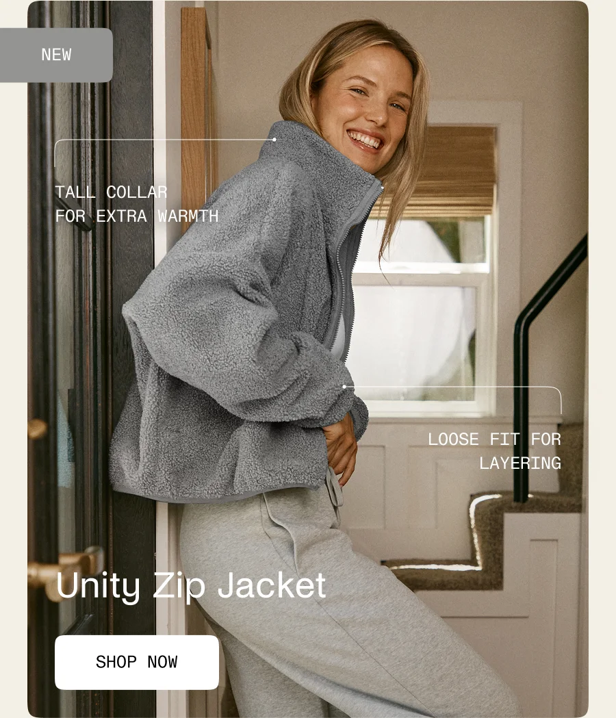 Unity Zip Jacket in Gray Heather