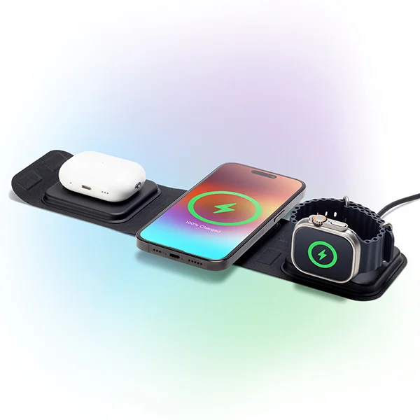Charge up to Three Devices Simultaneously