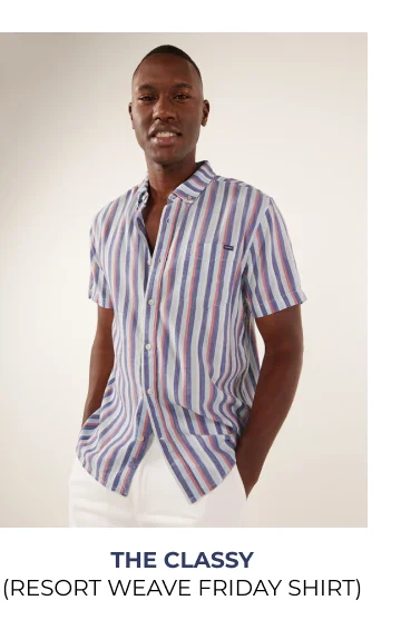 Resort Weave Friday Shirt: The Classy