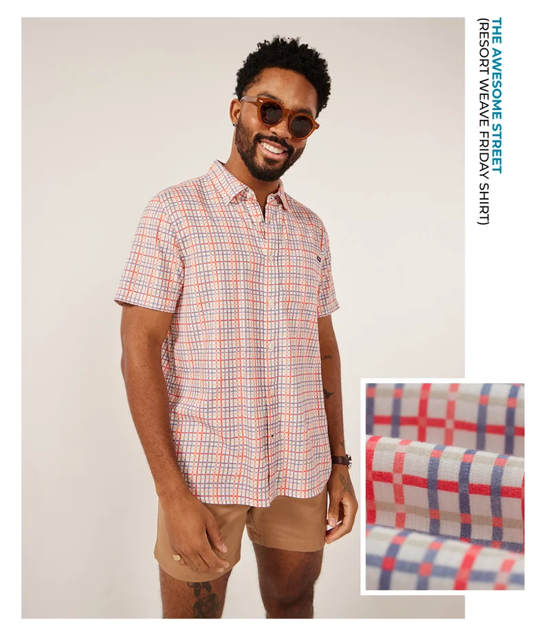Resort Weave Friday Shirt: The Awesome Street
