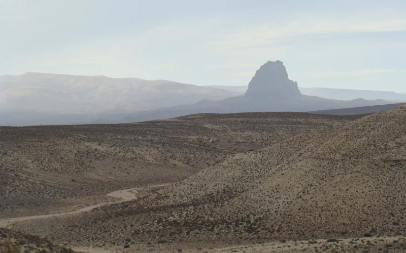 A view of the desert in Patagonia