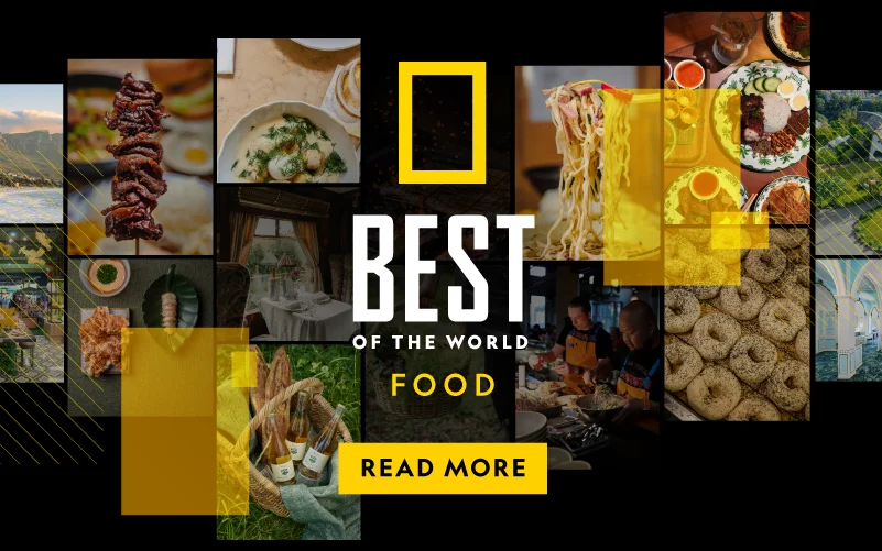 A collage of various food dishes from around the world.