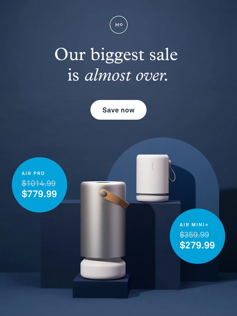 Our biggest sale is almost over