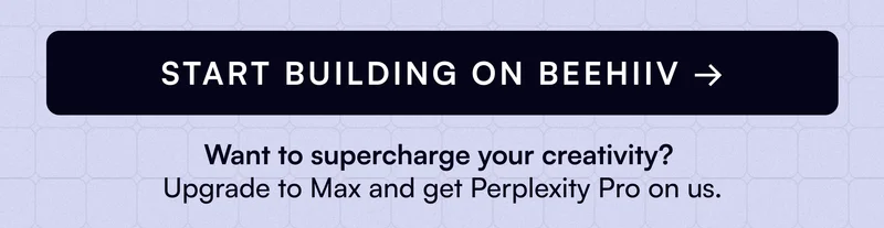 Button: ''Start Building On beehiiv''