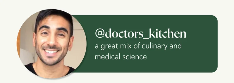 @doctors_kitchen – a great mix of culinary and medical science